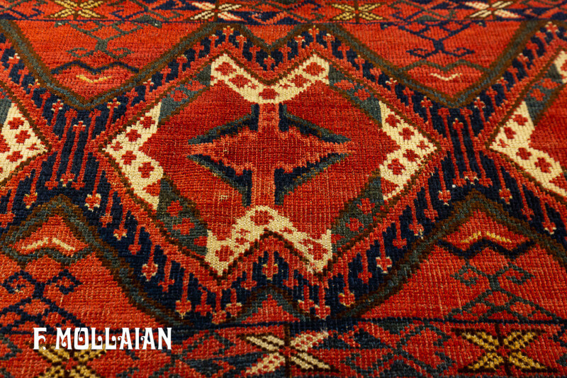 Antique Turkmen Torba Rug n°:31175402